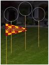 Harry Potter Quidditch Rings and Flags Lawn Decor
