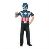 Winter Soldier Marvel Retro Muscle Captain America Child Costume