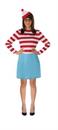Where's Waldo Wenda Adult Costume