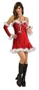 Sexy Santa Baby Red Christmas Dress Adult Costume