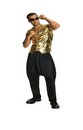 Old School Rapper Costume Shades 80'S Glasses Black