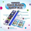 WOWmazing Space Giant Bubble Kit | Wand + 2 Packets Bubble Concentrate + 8 Stickers