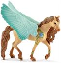 Schleich Decorated Pegasus Stallion Figure | 5.9 x 3.2 x 7.1 Inches
