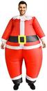Santa Inflatable Costume w/out Hat Adult