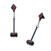 Birds of Prey Harley Quinn 3D Mallet Dangle Enamel Earrings