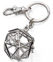 Dungeons & Dragons Magnetic Cage Dice Holder Keychain