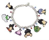 Dragon Ball Z Character Enamel Pendant Charm Bracelet | 15 mm