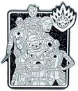 Marvel Guardians of the Galaxy Characters Enamel Pin