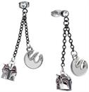 Star Wars Ahsoka Sabine Wren Helmet Dangle Earrings