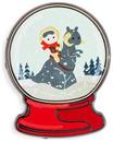 Star Wars Han Solo and Tauntaun Winter Snow Globe Enamel Pin