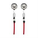 Star Wars Darth Vader Lightsaber Stainless Steel Jacket Dangle Earrings