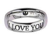 Star Wars I Love You Stainless Steel Unisex Ring