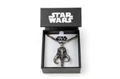 Star Wars Mandalorian Mythosaur Skull Pendant Necklace | 22-Inch Long Chain