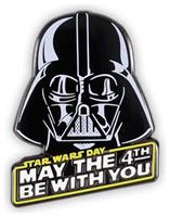 Star Wars May The 4th Darth Vader Helmet Enamel Pin