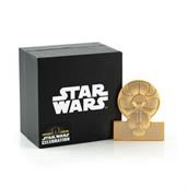 Star Wars Yavin Medal of Bravery Pin | 24-Karat Gold Plated Medal of Yavin Pin