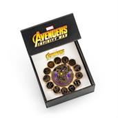 Marvel Avengers: Infinity War Official Infinity Gauntlet and Avengers Pin Set
