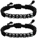 Marvel Black Panther: Wakanda Forever 2-Piece Cord Pull Bracelet Set