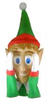 Scary Peeper Santa's Helper Decoration