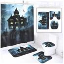 Halloween 4-Piece Bathroom Set | Haunted House