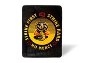 Cobra Kai "Strike First" Fleece Throw Blanket | 45 x 60 Inches