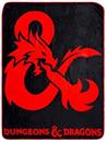 Dungeons & Dragons Logo Fleece Throw Blanket | 45 x 60 Inches