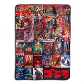 Godzilla Movie Poster Oversized Fleece Throw Blanket | 76 x 54 Inches