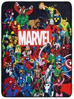 Marvel Comics Superheroes Fleece Throw Blanket | 45 x 60 Inches