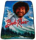 Bob Ross Design Soft and Cozy Throw Size Fleece Plush Blanket | 45 x 60 Inches