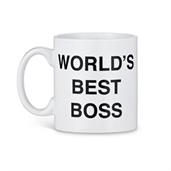 The Office "World's Best Boss" Ceramic Coffee Mug | 20 ounces