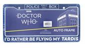 Doctor Who TARDIS License Plate Frame For Cars