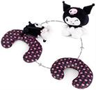 Sanrio Kuromi Reversible Neck Roll Pillow and Plush Toy