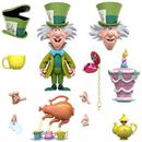 Disney Ultimates Alice Wonderland Mad Hatter 7-Inch Scale Action Figure