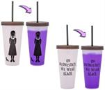 Wednesday "We Wear Black" Color-Changing Plastic Tumbler