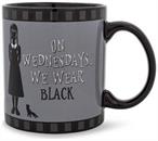 Addams Family Wednesday "On Wednesdays, We Wear Black" 20-Ounce Ceramic Mug