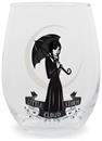 Addams Family Wednesday "Little Storm Cloud" Stemless Wine Glass | 20 Ounces