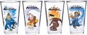 Avatar The Last Airbender 4 Piece 16oz Pint Glass Set