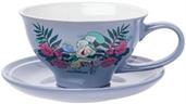 Disney Alice In Wonderland Mad Hatter Teacup and Saucer Set | Holds 12 Ounces