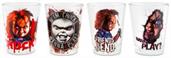 Child's Play Chucky 2-Ounce Mini Shot Glasses | Set of 4