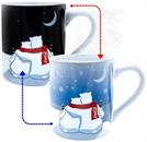 Coca-Cola Holiday Polar Bears Heat-Reveal Ceramic Mug | Holds 14 Ounces