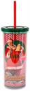Coca-Cola Santa Claus Holidays Carnival Cup With Lid and Straw | Holds 20 Ounces