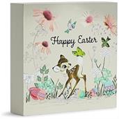 Disney Bambi "Happy Easter" 6 x 6 Inch Wood Box Sign