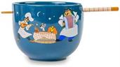 Disney Lady And The Tramp Serenade 20-Ounce Ceramic Ramen Bowl and Chopstick Set