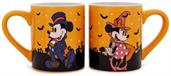 Disney Halloween Mickey and Minnie Mouse 14-Ounce Ceramic Mugs | Set of 2
