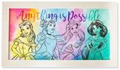 Disney Princess "Anything Is Possible" Wooden Hanging Wall Art | 10 x 18 Inches