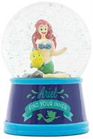 Disney The Little Mermaid Ariel and Flounder Light-Up Snow Globe | 6 Inches Tall