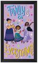 Disney Encanto "Family Is Everything" 10 x 18 Inch Framed MDF Wall Art