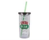 Friends Central Perk Cold Cup with Lid and Straw | Holds 20 Ounces