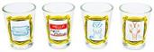 Friends Framed Icons 1.5-Ounce Mini Shot Glasses | Set of 4