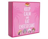 The Golden Girls Keep Calm And Eat Cheesecake 6 x 6 Inch Wood Box Sign