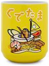 Sanrio Gudetama Sailing On Ramen Asian Ceramic Tea Cup | Holds 9 Ounces